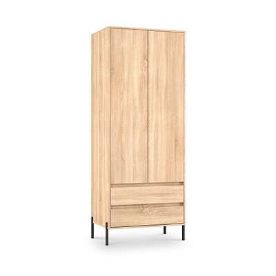 Axton Double Wardrobe & 2 Drawers