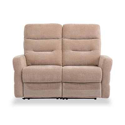 Dalton Fabric Power Reclining 2 Seater Sofa