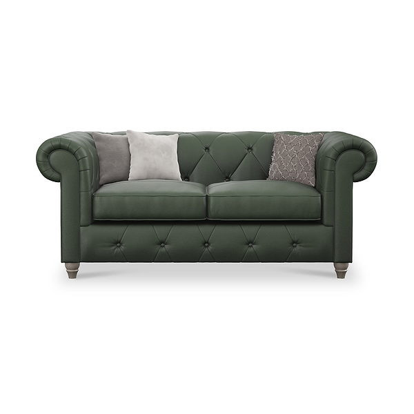 Everett Leather 2 Seater Sofa