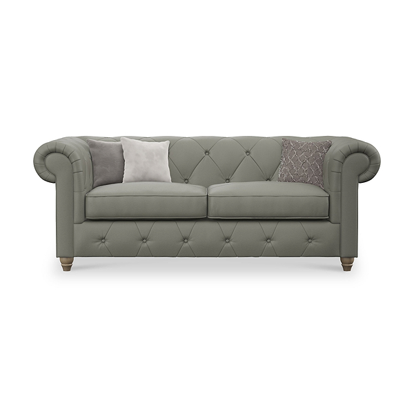 Everett Leather 3 Seater Sofa