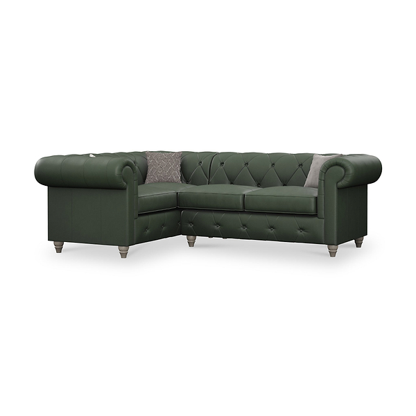 Everett Leather Corner Sofa