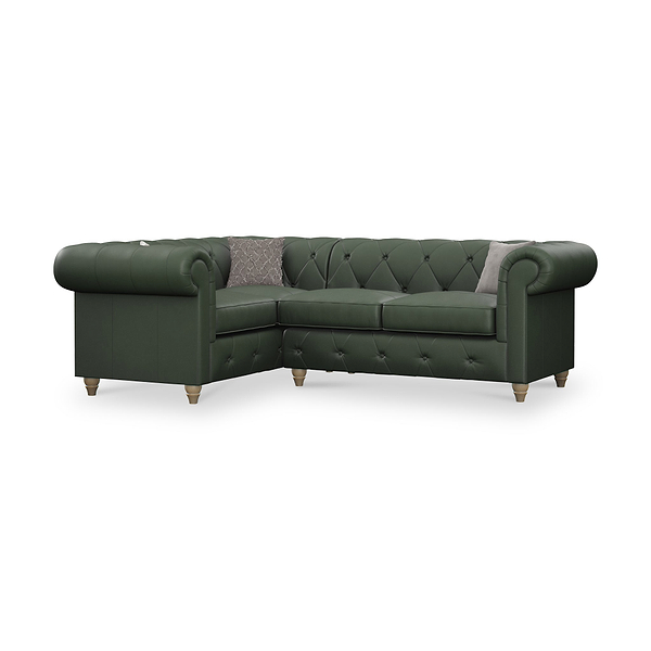 Everett Leather Corner Sofa