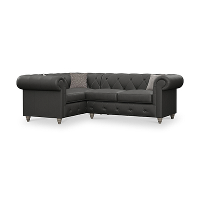 Everett Leather Corner Sofa