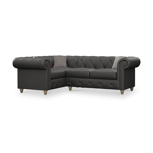 Everett Leather Corner Sofa
