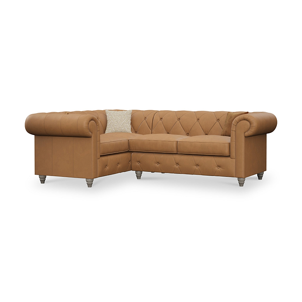 Everett Leather Corner Sofa