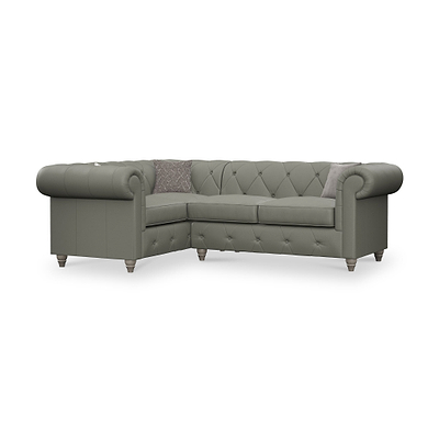 Everett Leather Corner Sofa