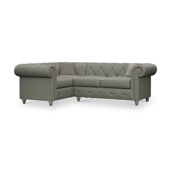 Everett Leather Corner Sofa