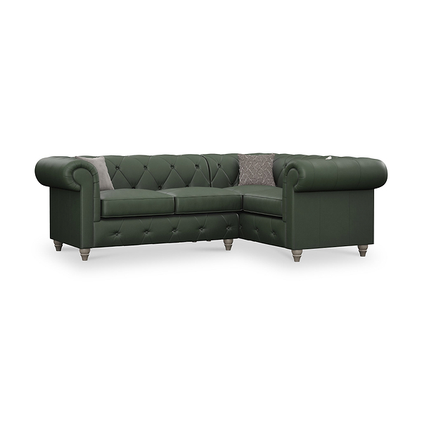 Everett Leather Corner Sofa