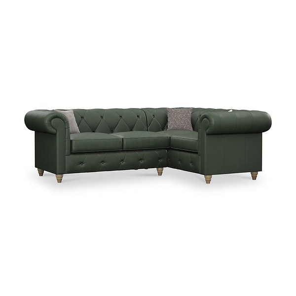 Everett Leather Corner Sofa