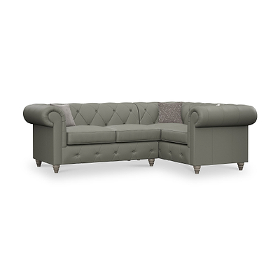 Everett Leather Corner Sofa