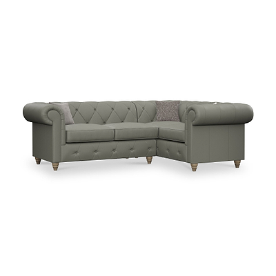 Everett Leather Corner Sofa