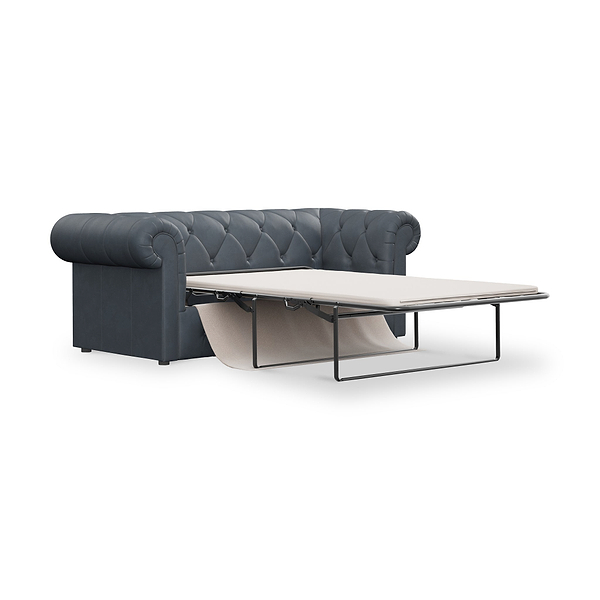 Everett Leather 3 Seater Sofa Bed