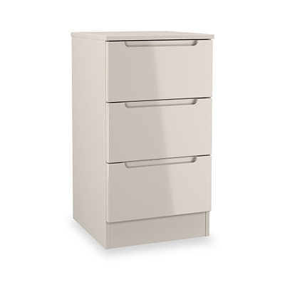 Henshaw 3 Drawer Bedside Table