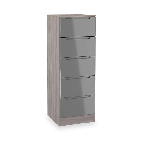 Henshaw 5 Drawer Tall Boy Chest
