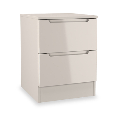 Henshaw 2 Drawer Bedside Table