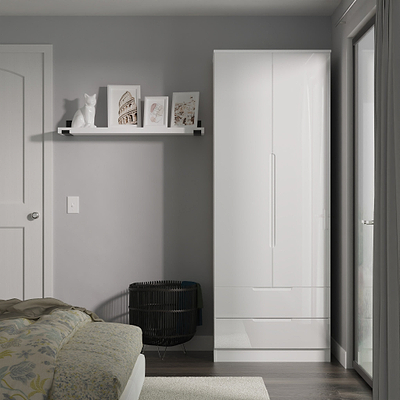 Henshaw 2 Drawer Double Wardrobe