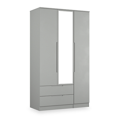 Henshaw 2 Drawer Triple Wardrobe