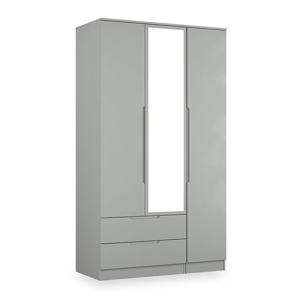 Henshaw 2 Drawer Triple Wardrobe
