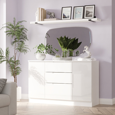 Henshaw 3 Drawer Extra Large Sideboard