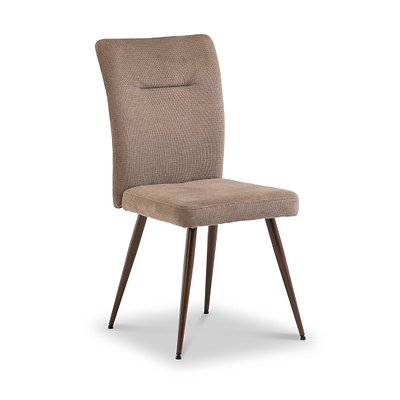Henrik Soft Touch Cross Weave Fabric Dining Chair