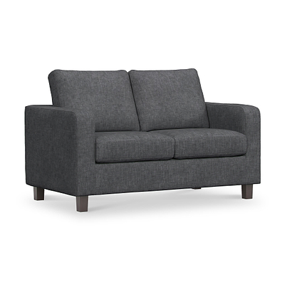 Myles Grey Fabric 2 Seater Sofa