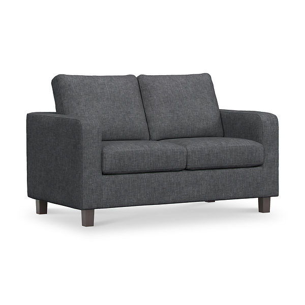 Myles Grey Fabric 2 Seater Sofa