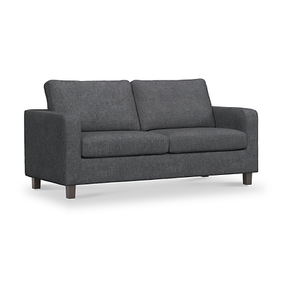 Myles Grey Fabric 3 Seater Sofa