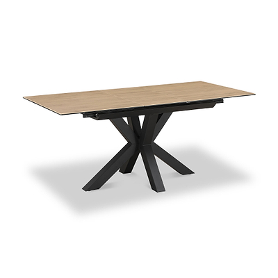 Hurley Wood 120-160cm Extending Ceramic Dining Table