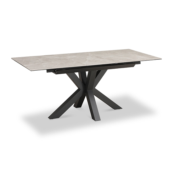 Palma Grey 140-180cm Extending Ceramic Dining Table
