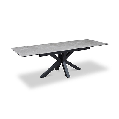Palma Grey 140-180cm Extending Ceramic Dining Table