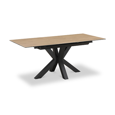 Jara Wood 140-180cm Extending Ceramic Dining Table