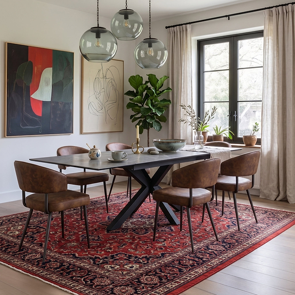 Mussi Grey 160-240cm Extending Ceramic Dining Table