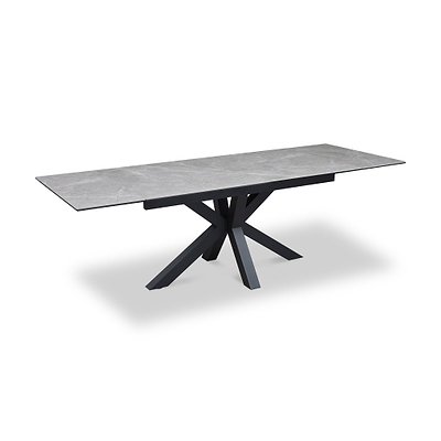 Mussi Grey 160-240cm Extending Ceramic Dining Table