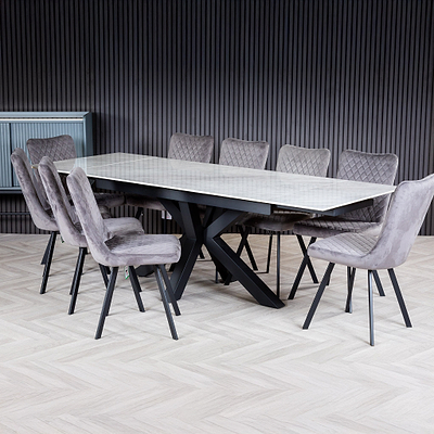 Tatum 160-240cm Extending Ceramic Dining Table