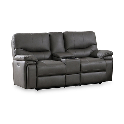 Cooper Tech Dual Power Recliner 2 Seater Sofa with Console