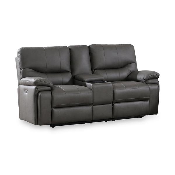 Cooper Tech Dual Power Recliner 2 Seater Sofa with Console