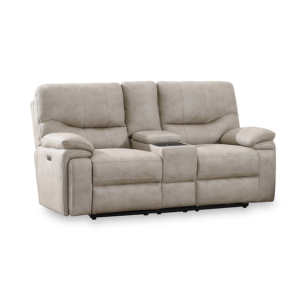Cooper Tech Dual Power Recliner 2 Seater Sofa with Console
