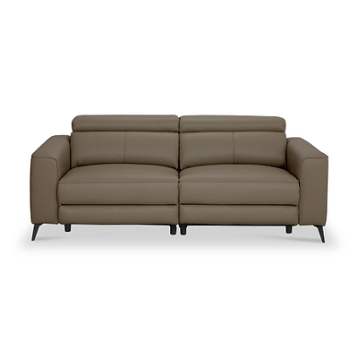 Radford Leather Dual Power Recliner 3 Seater Sofa