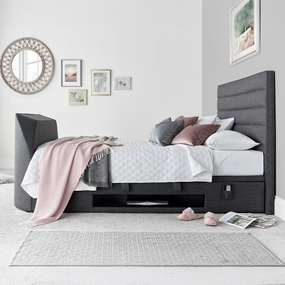 Henlie TV Ottoman Bed Frame