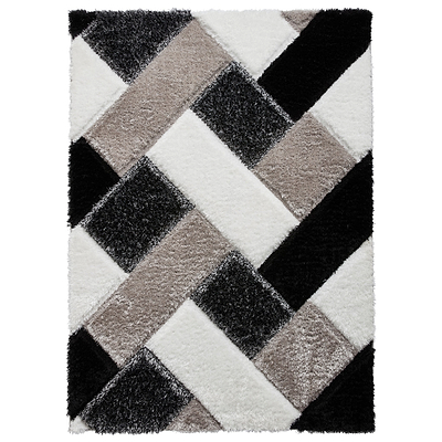 Lennox Geometric Shaggy Rug