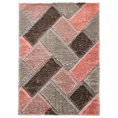 Lennox Geometric Shaggy Rug