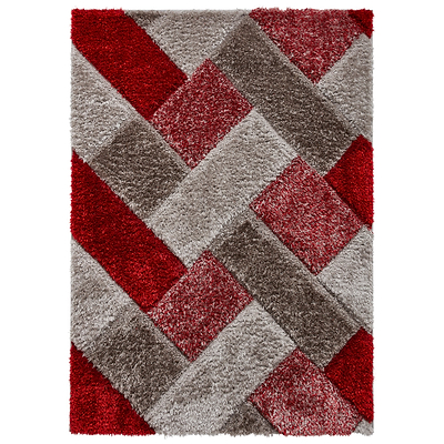Lennox Geometric Shaggy Rug