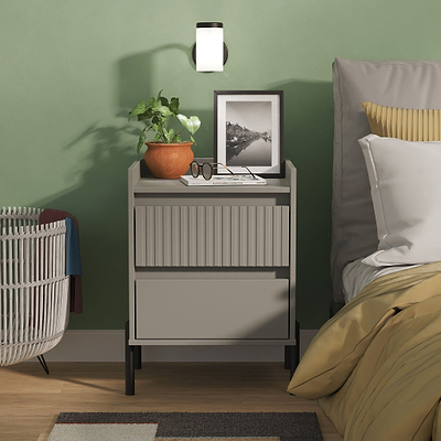 Kenton 2 Drawer Bedside Table