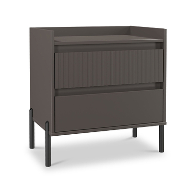 Kenton 2 Drawer Wide Bedside Table