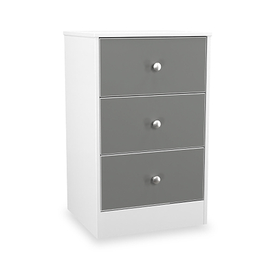 Bennet 3 Drawer Bedside Table