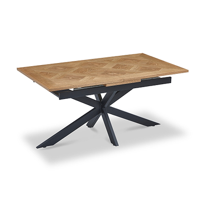 Sofie 160cm Extending Parquet Design Dining Table