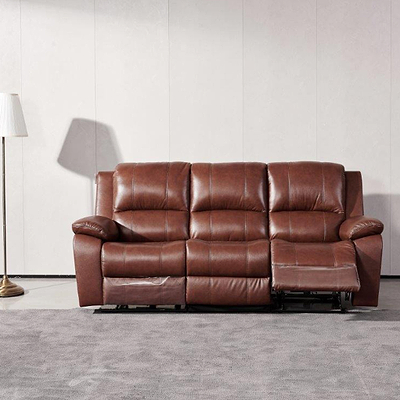 Selma Leather Power Recliner 3 Seater Sofa