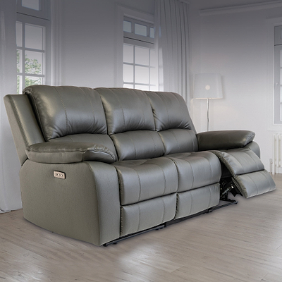 Selma Leather Power Recliner 3 Seater Sofa