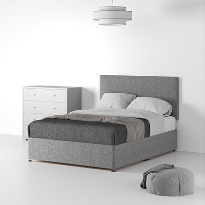 Farrow Standard Linen Divan Bed and Headboard