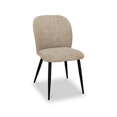 Mirella Textured Fabric Dining Chair